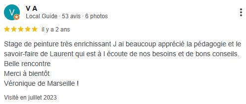 Avis 5/5 élève peinture huile